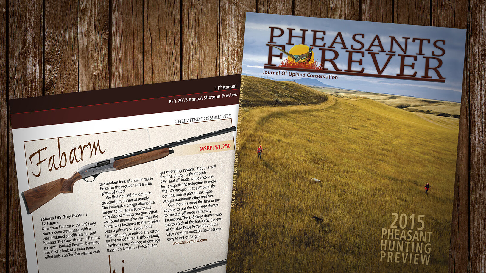 [Pheasants Forever] 2015 Hunting Preview: Fabarm L4S Grey Hunter
