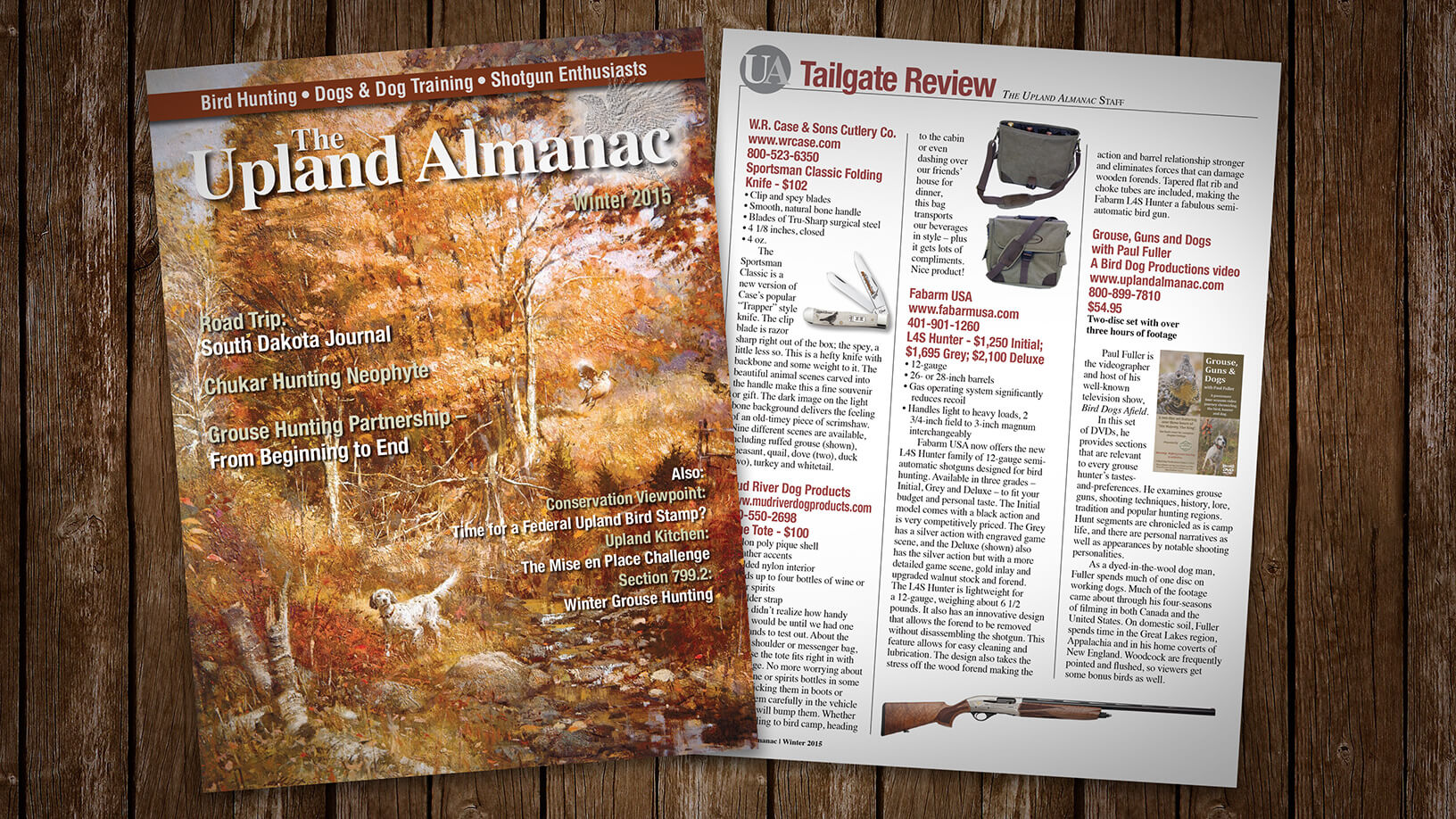 [Upland Almanac: Winter 2015] Tailgate Review: L4S Hunter