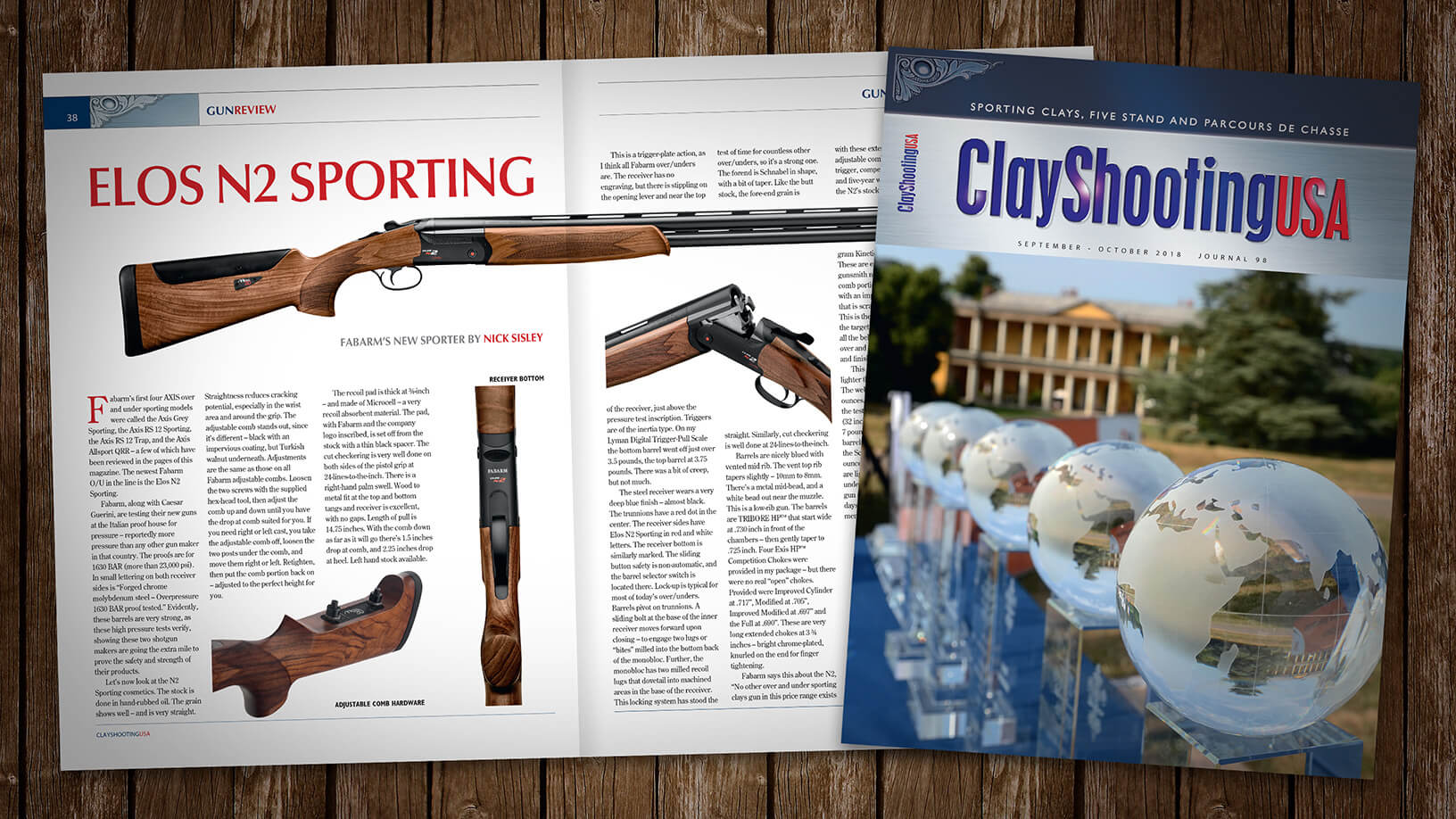 [Clay Shooting USA: 09.18] Gun Review: Fabarm Elos N2 Sporting