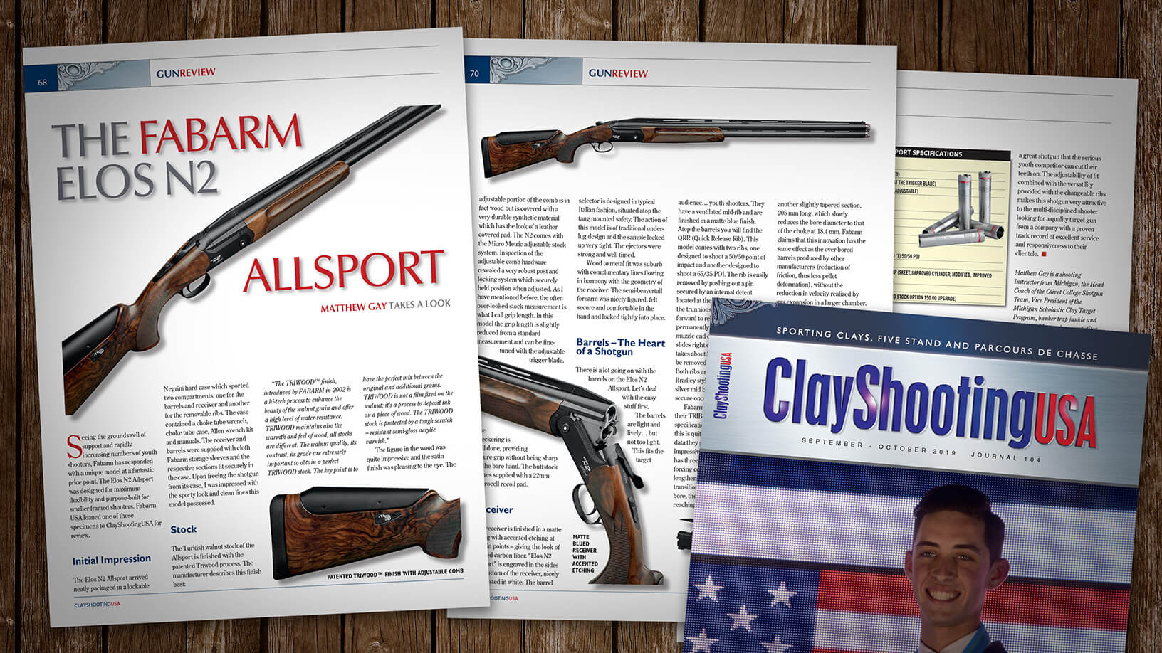 [Clay Shooting USA 09:19] Gun Test: Fabarm Elos N2 Allsport by Matthew Gay