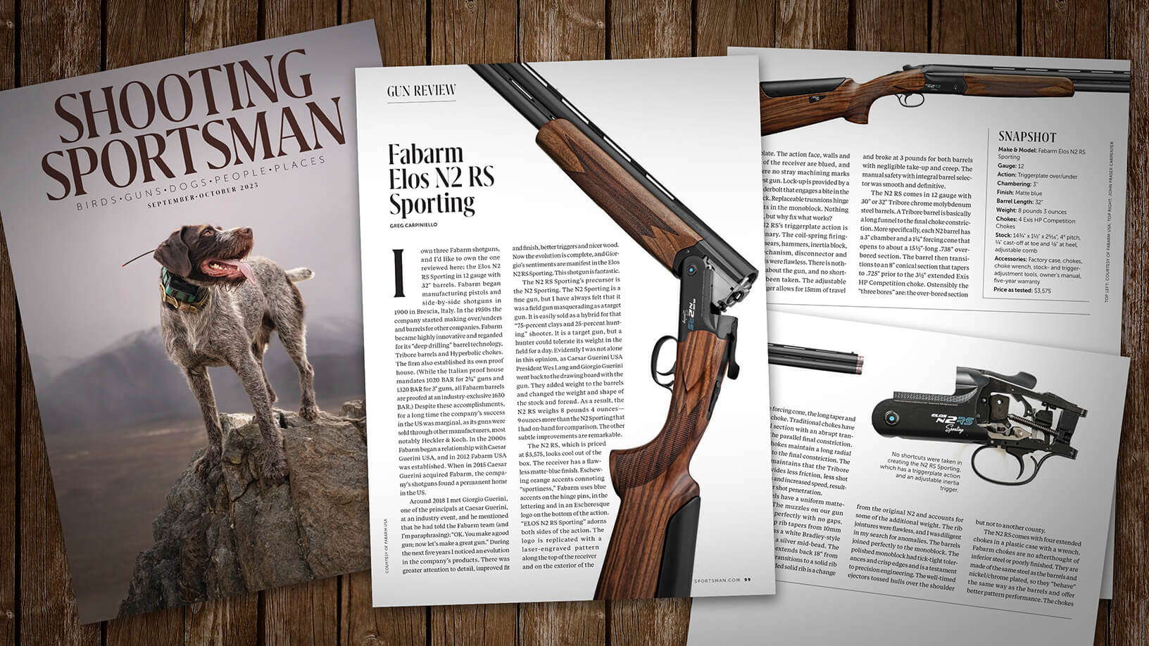 [Shooting Sportsman 09.23] Gun Review: Fabarm Elos N2 RS Sporting