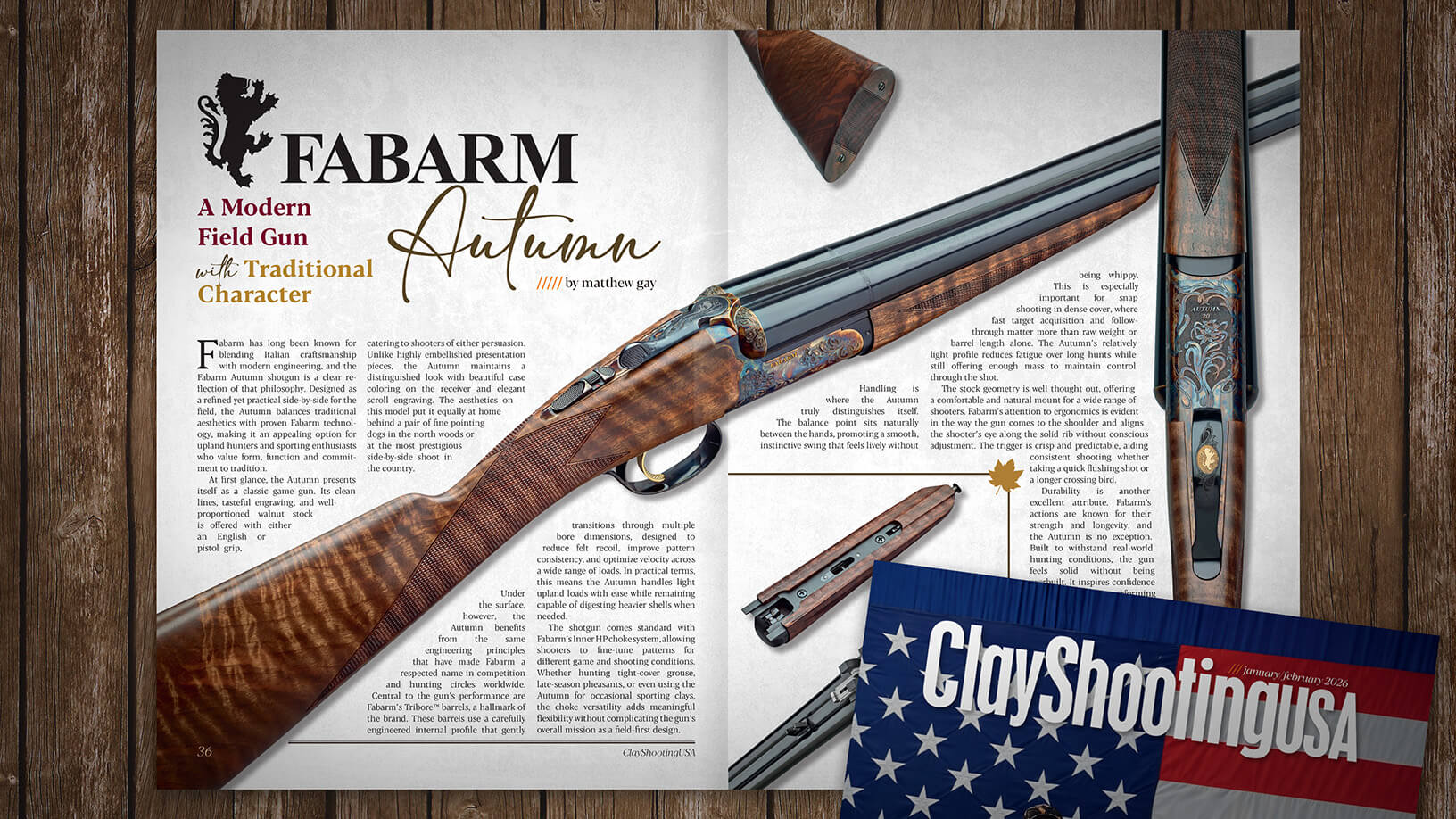 [ Clay Shooting USA 02.26 ] Fabarm Autumn: A Modern Field Gun With Traditional Character