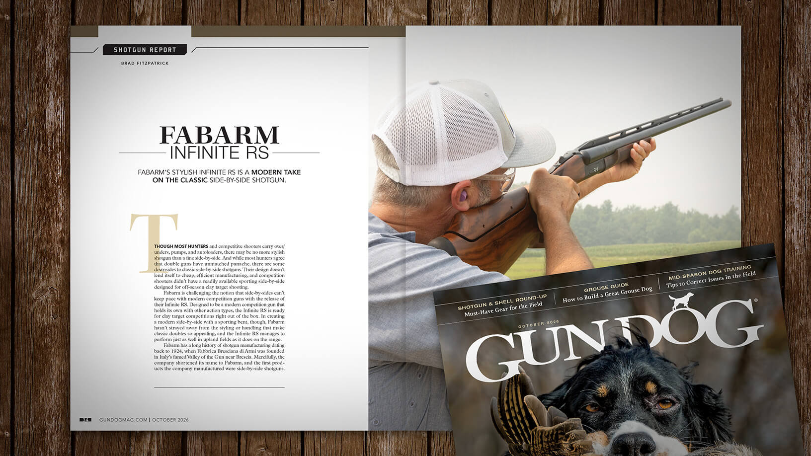 [ Gun Dog 07:26 ] Shotgun Report: Fabarm Infinite RS by Brad Fitzpatrick